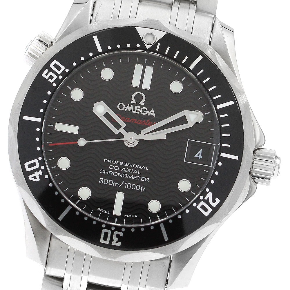 オメガ OMEGA 212.30.36.20.01.001 シーマスター300 デイト コーアクシャル 自動巻き ボーイズ 保証書付き_901205【中古】