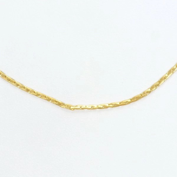 K24 24金 YG イエローゴールド ネックレス 総重量約3.3g 約44cm ジュエリー 中古