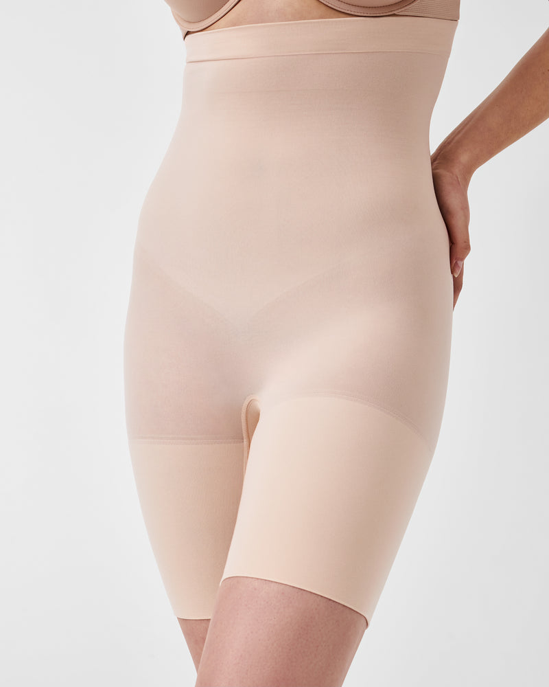 High-Waisted Mid-Thigh Short10398R SOFT NUDE