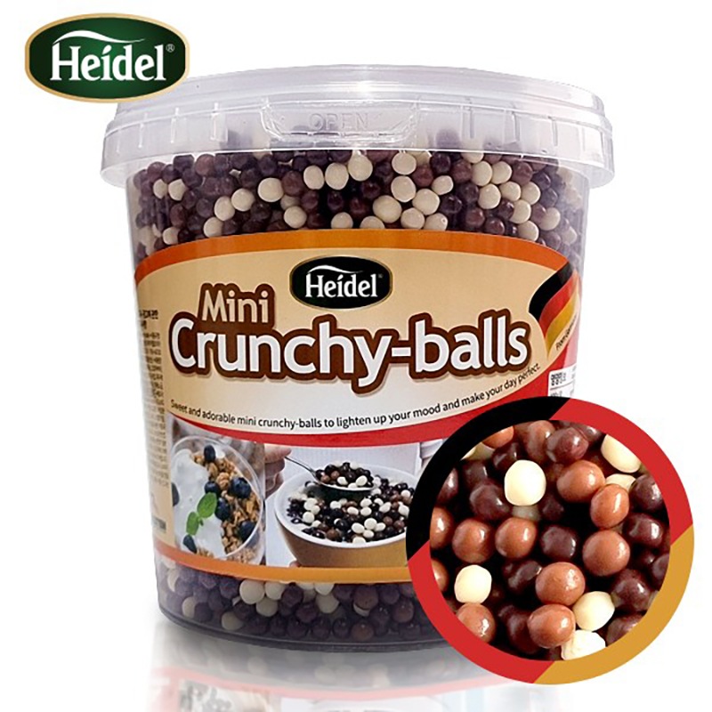 ビヨットヨーグルト ハイデル Crunjchy-balls ホワイトチョコ/ダークチョコシリアル 400g 並行輸入品