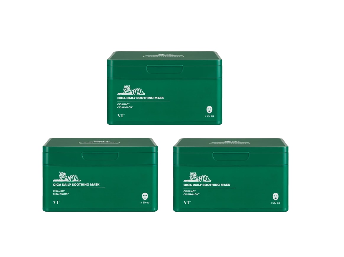 ブイティコスメテックス シートマスク 30枚入り 3箱セット フェイスマスク スキンケア CICA デイリースージングマスク パック