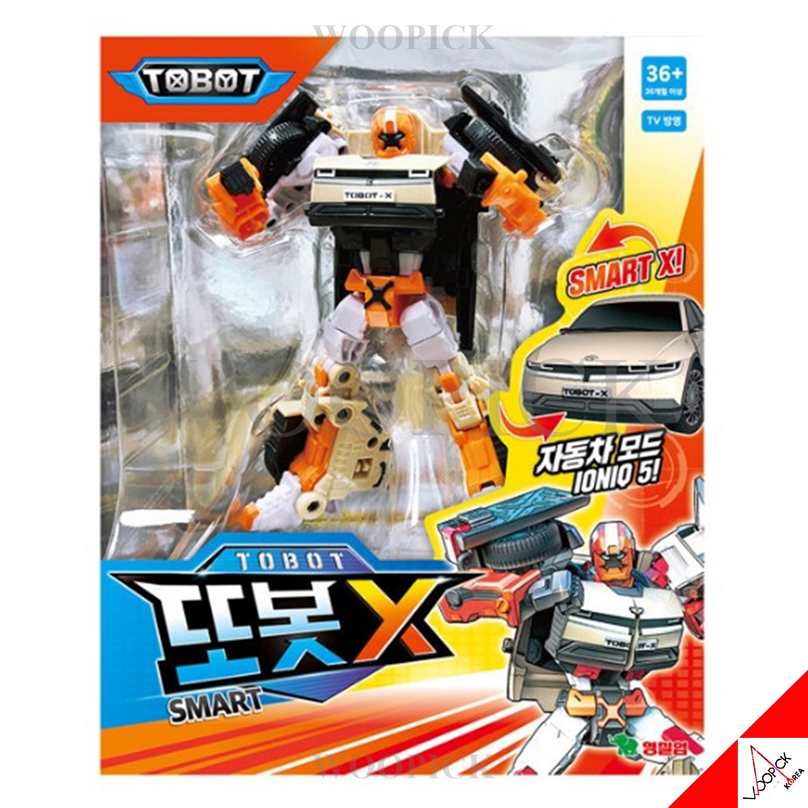 トボット/TOBOT/ニュー/スマート/トボットX/中間サイズ/現代 アイオニック/自動車/ロボット/合体ロボット/変身ロボット/韓国ロボット/2024/新型/正品