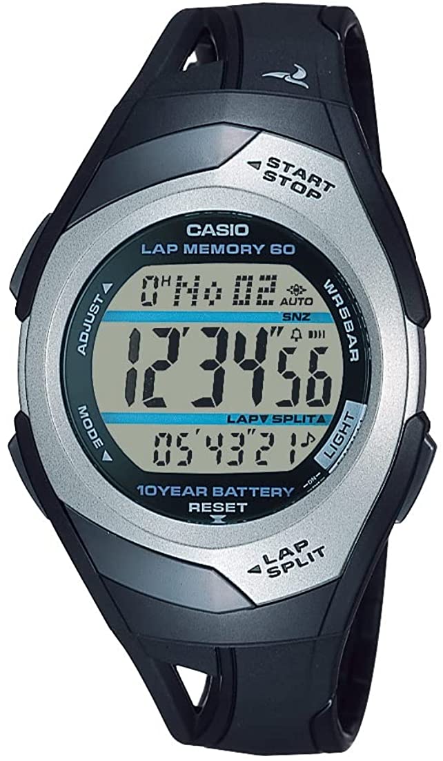 【本日限定価格】 カシオCASIO ブラック逆輸入 STR-300C-1V BATTERY10 TO