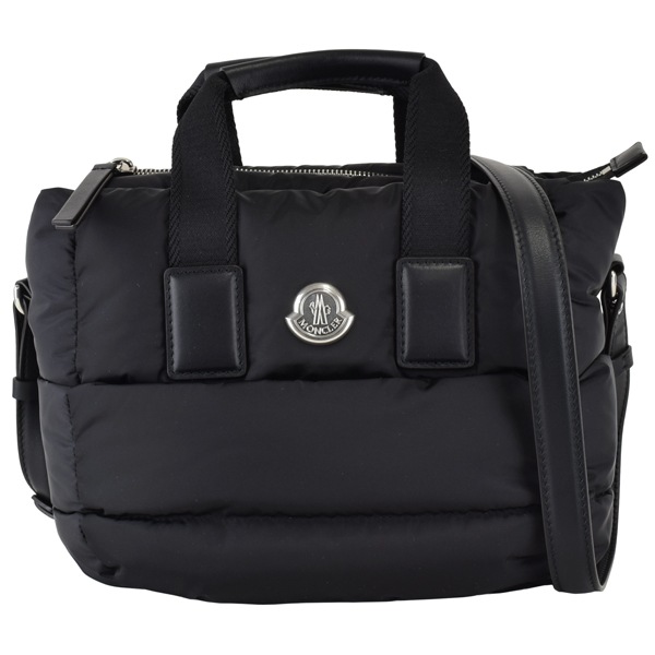 MONCLER モンクレール CARADOC MINI TOTE BAG/メタルロゴ ミニトートバッグ　ミニショルダーバッグ/5D00009M6275 999