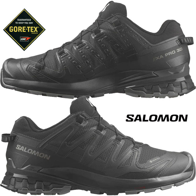 サロモン メンズ スニーカー XA プロ 3D V9 ワイド GTX トレイルランニングシューズ ゴアテックス 滑りにくい ワイズ3E ハイキングシューズ アウトドア 472770 ブラック/ファント 15,840円