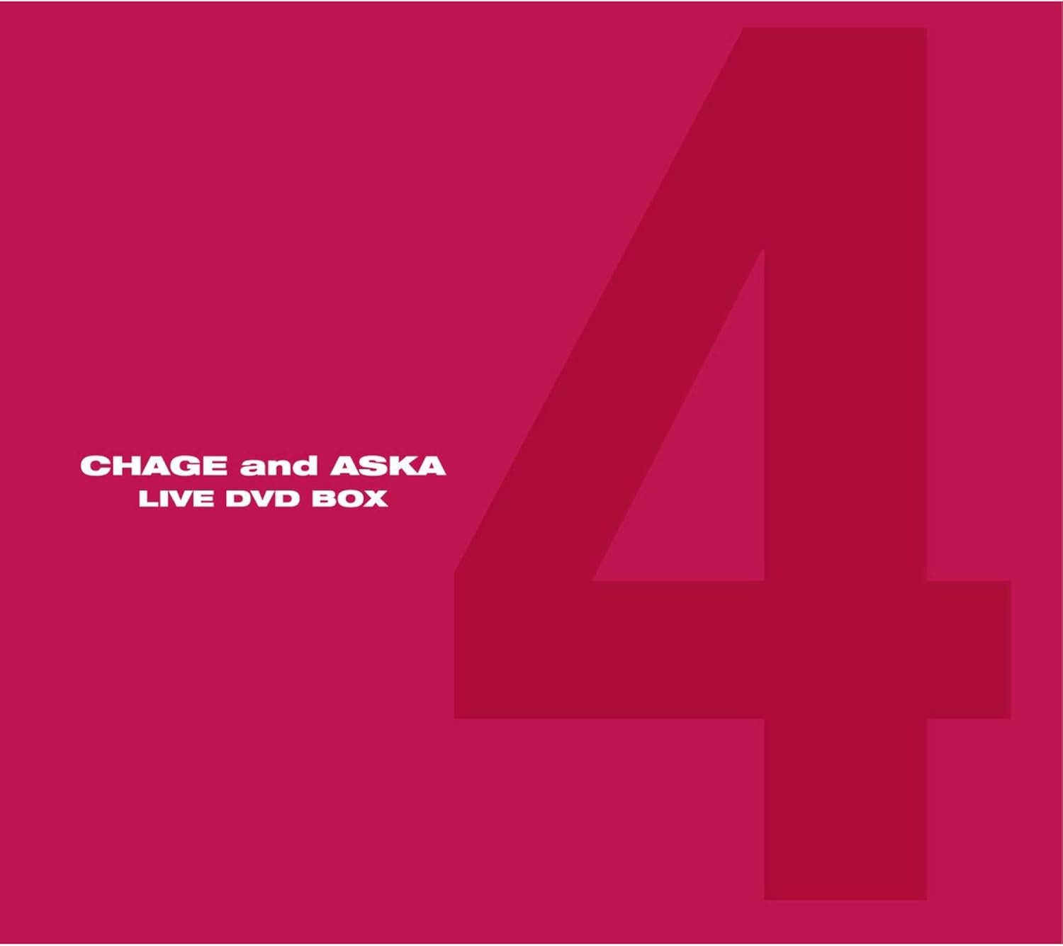 CHAGE and ASKA CHAGE and ASKA LIVE DVD BOX 4