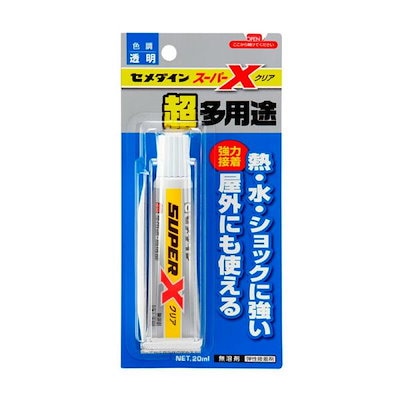 他サイト： セメダイン(Cemedine) 超多用途接着剤 スーパーX クリア P20ml AX-038の商品画像