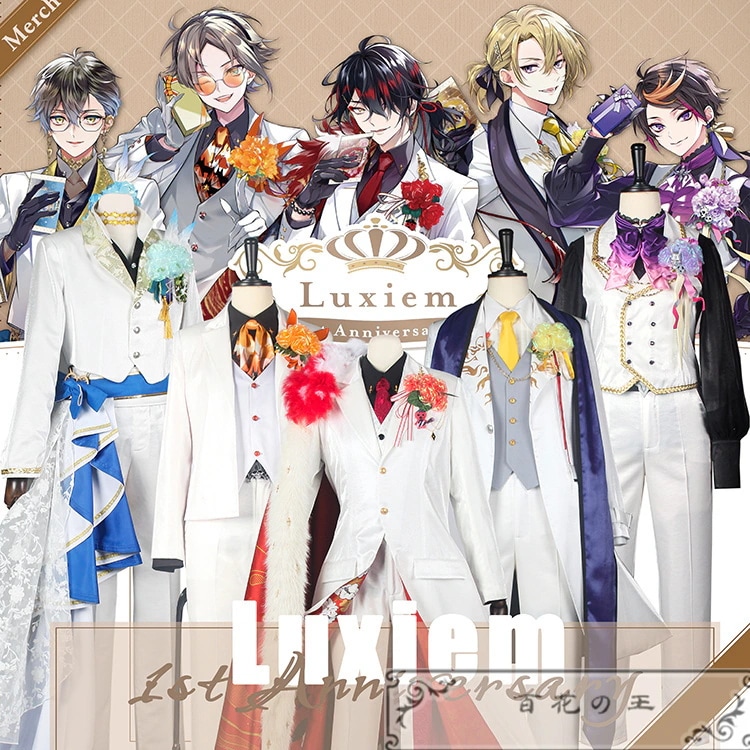 VTuber にじさんじ バーチャルライバー Luxiem一周年 IKE Akuma Mysta Rias shu yamino Luca kaneshiro コスプレ衣装 コスチューム