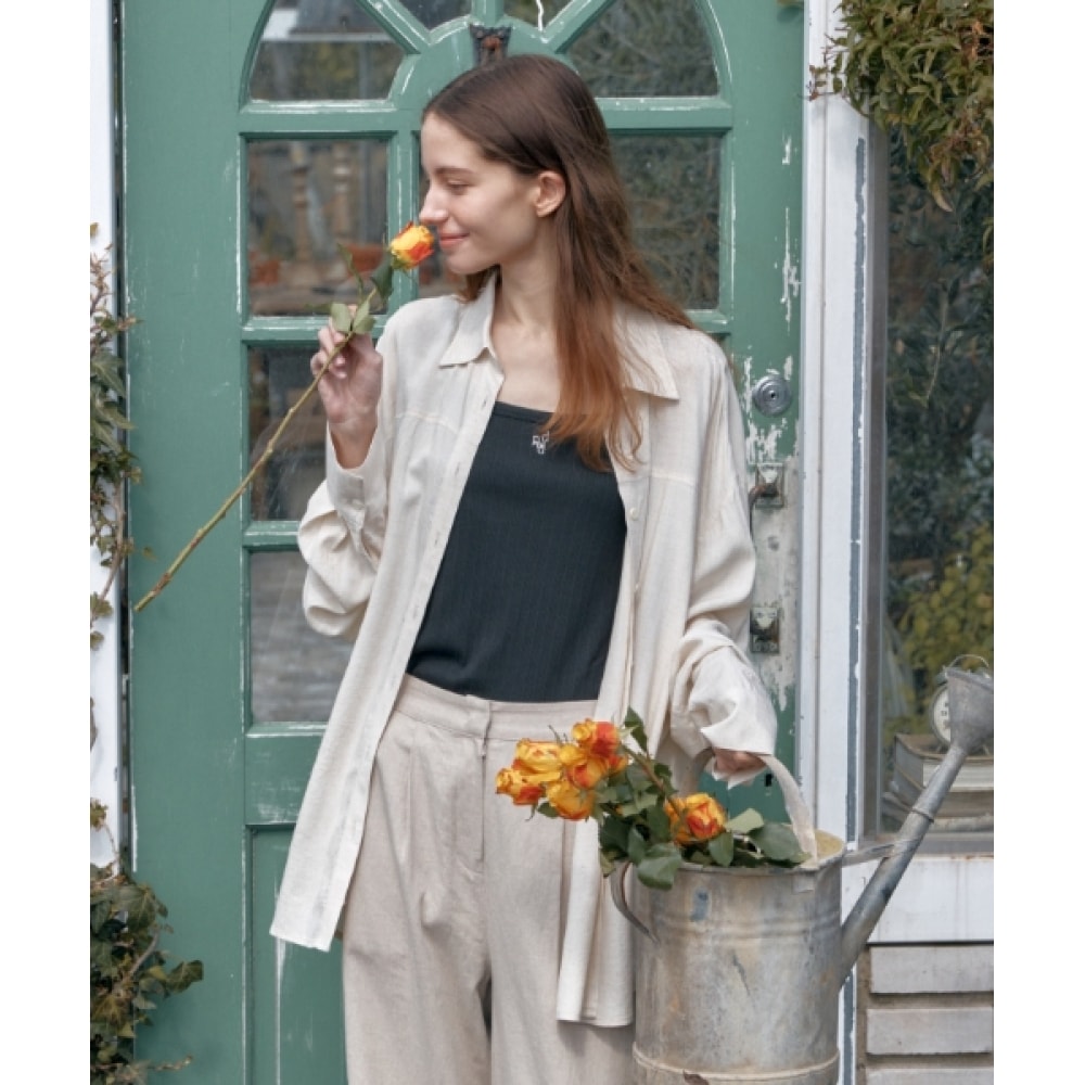 デパウンドルーズフィットコットンシャツ [ナチュラル]