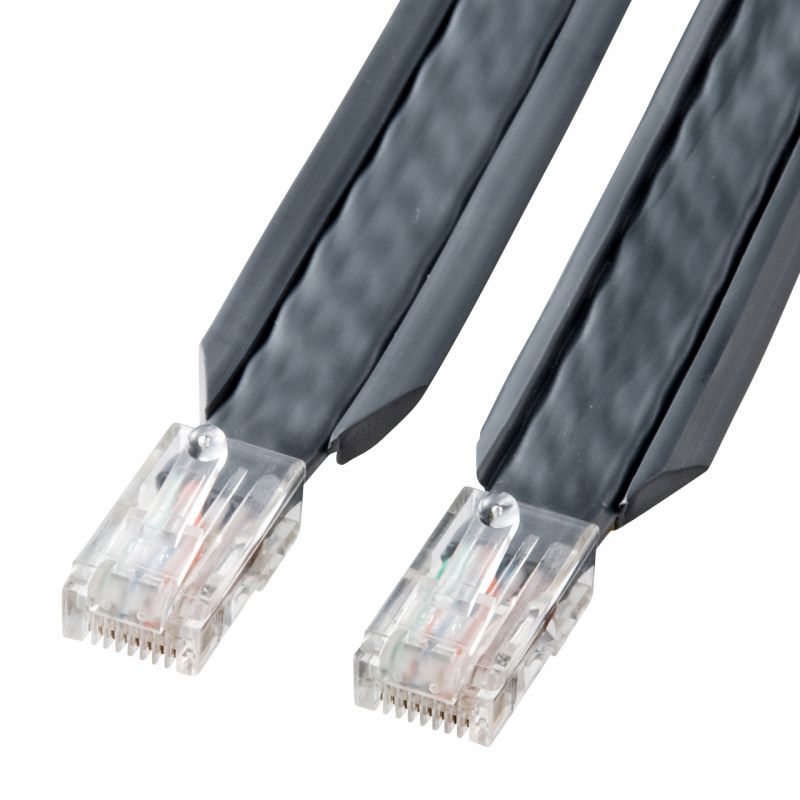 （まとめ買い）アンダーカーペットLANケーブル 10m グレー KB-CP5-10 [x3]