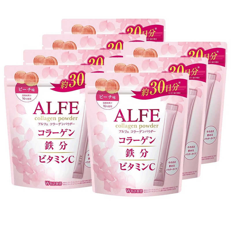 アルフェ コラーゲンパウダー 30袋 [7個セット]