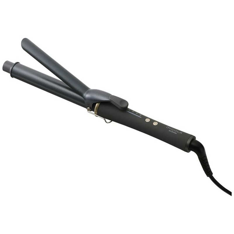 アイリスオーヤマ　IRIS OHYAMA　カールアイロン micola ミコラ 28mm 90℃～180℃ 海外対応 交流(コード)式 ダークグレー　HIR-MC201-Hストレートアイロン