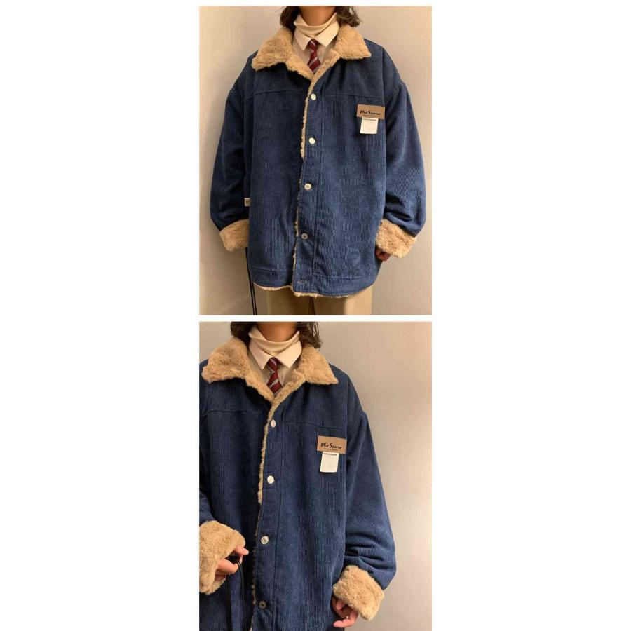 春 ジャケット メンズ アウター 裏ボア ボアジャケット コーデュロイジャケット 防風 防寒 秋服 冬 冬服 カジュアル 5,558円