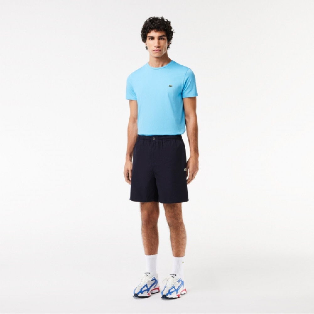 LACOSTE メンズポプリンショーツ [ダークネイビー]