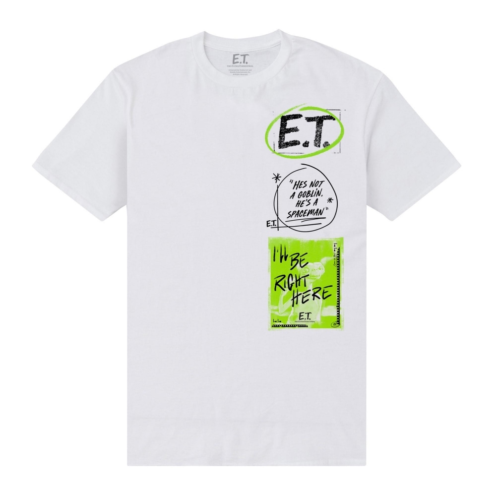 (英国より直送) E.T. 地球外ユニセックスアダルト Hes A Spaceman Tシャツ