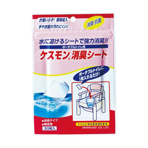 （まとめ）アロン化成 ケスモン消臭シート 533-215 1パック（30枚） [x5セット]