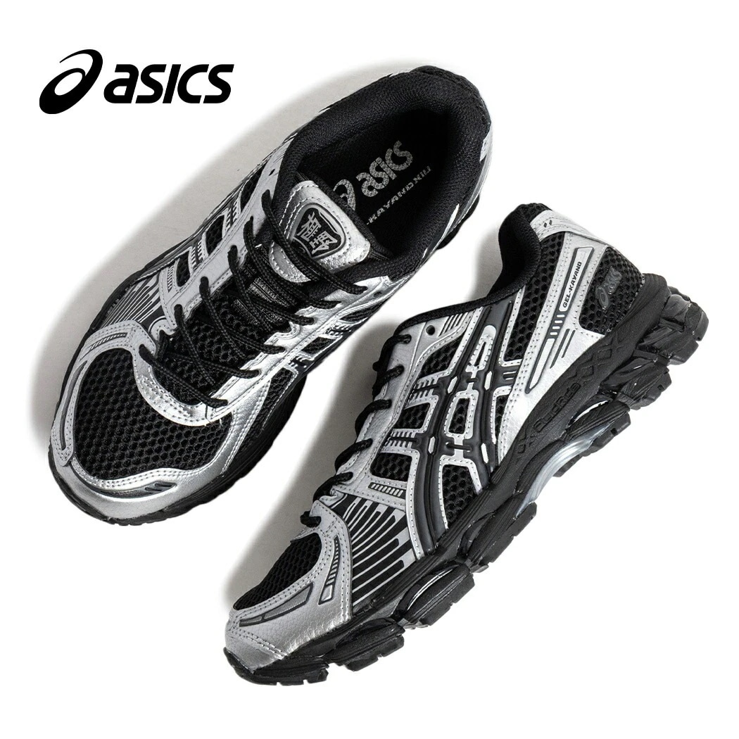 asics アシックス GEL-KAYANO 12.1 ゲル カヤノ スニーカー BLACK/GRAPHITE GREY ( シルバー ブラック 黒 ランニングシューズ メンズ 1203A759-00