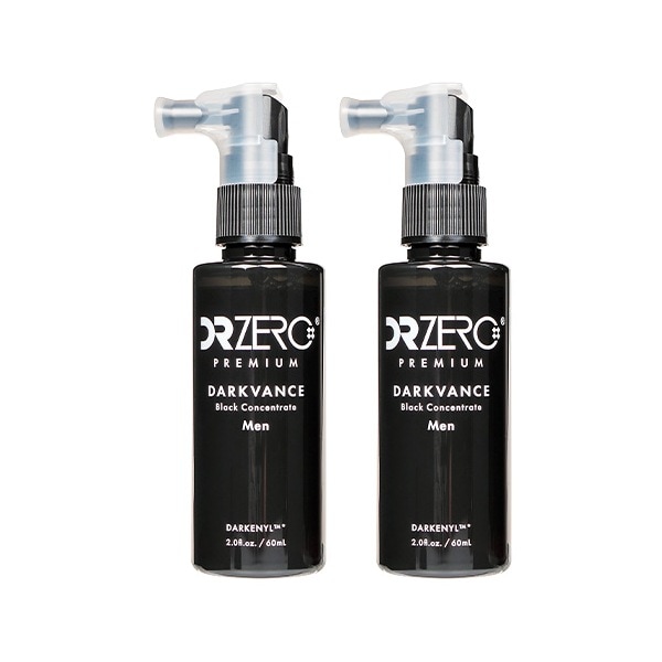 ダークヴァンス ブラックコンセントレート 男性用 60ml 2本 DR ZERO ダークバンス ヘアエッセンス 到着日時時間指定不可 【FTL国内出荷】