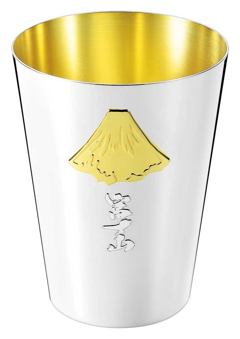 アサヒ タンブラー 金・銀色 350ml 銅製 富士山タンブラー CNE951FJ