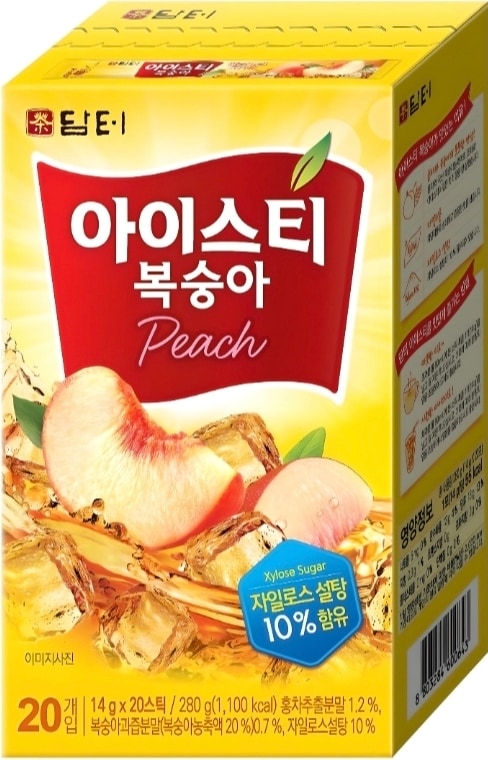 (韓国食品) 14g*20個*6box/ アイスティー/桃/紅茶/韓国茶/韓国飲料/韓国1位の人気飲料/人気のおすすめ飲料/夏のおすすめ茶/超おすすめ