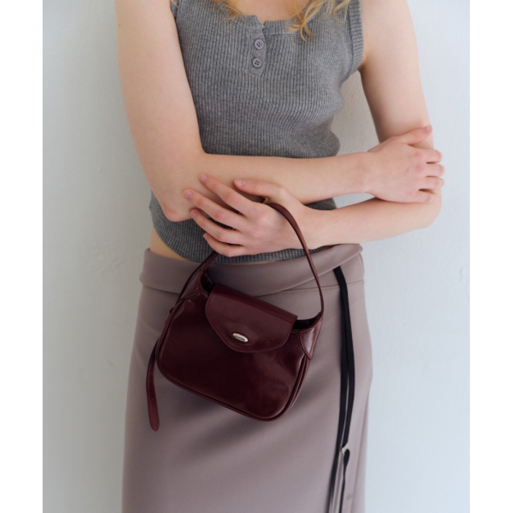 OVHEE ベルトートバッグ バーガンディ Belle Tote Bag