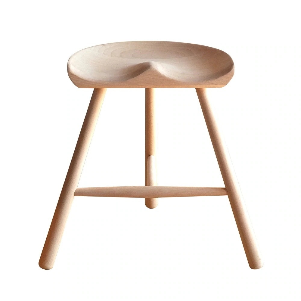 ウィルリミテッド ミルカーズチェア ナチュラル 49cm WSC-49NA スツール すつーる 木製 レザー 革 シンプル コンパクト