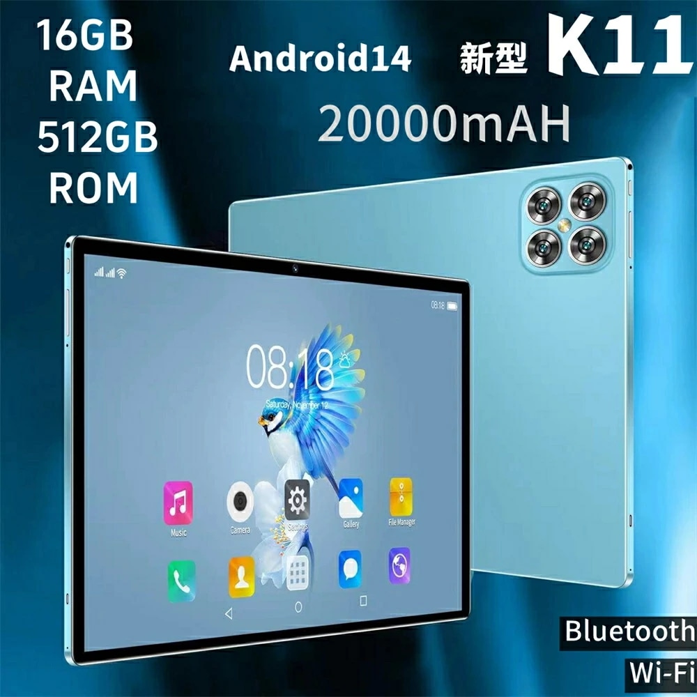 おすすめ品タブレット Android14 Wi-Fiモデル 20000mAh Bluetooth GPS IPS液晶 SDカード 10インチ バッテリー Bluetooth 通話対応 子供向け ネット 8,472円
