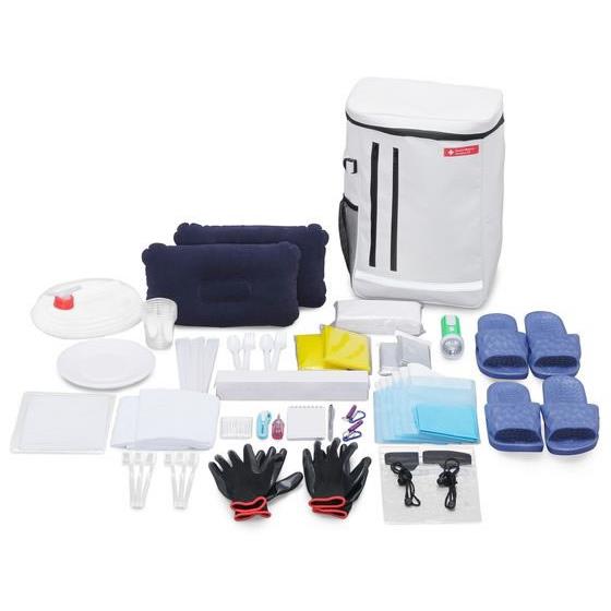 防災セット 2人用35点 アイリスオーヤマ BS2-35-WH