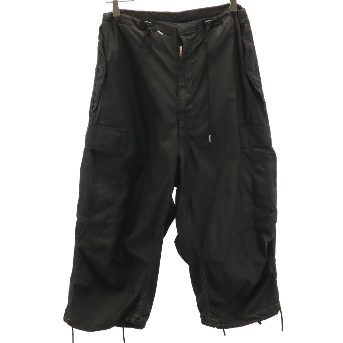 Rebuild by Needles リビルドバイニードルズ 日本製 カーゴショートパンツ S ブラック系 ネペンテス メンズ 古着