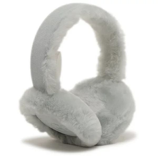 イヤーマフ シープスキン エンブロイダリー イヤーマフ グレー レディース 20955 GMS