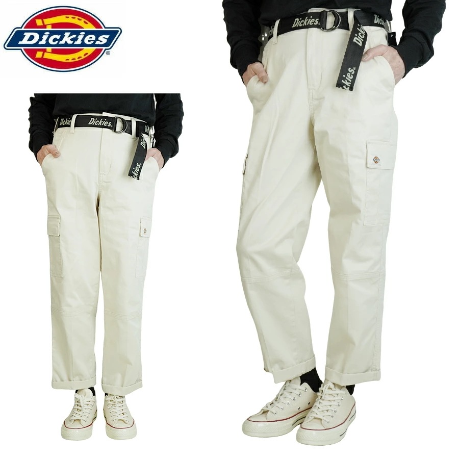 DICKIES ディッキーズレディース パンツFPR50SN9 WOMENS CROPPED CARGO PANT ベルト付きウィメンズ ベルト付き クロップド カーゴ