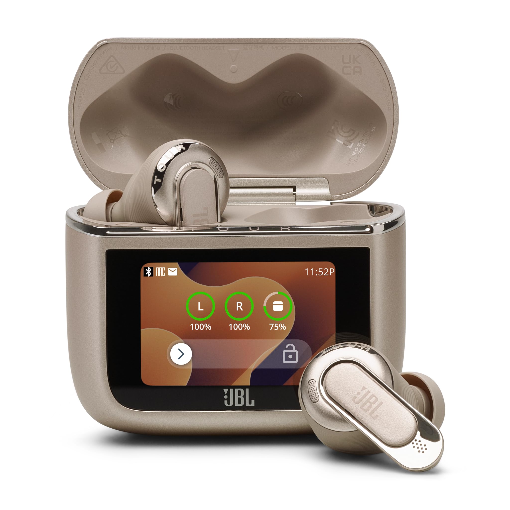 JBL TOUR PRO 3 ワイヤレスイヤホン bluetooth/ハイブリッドノイズキャンセリング/ハイレゾワイヤレスLDAC/デュアルドライバー/マルチポイント/防塵・防水/ワイヤレス充電対応/