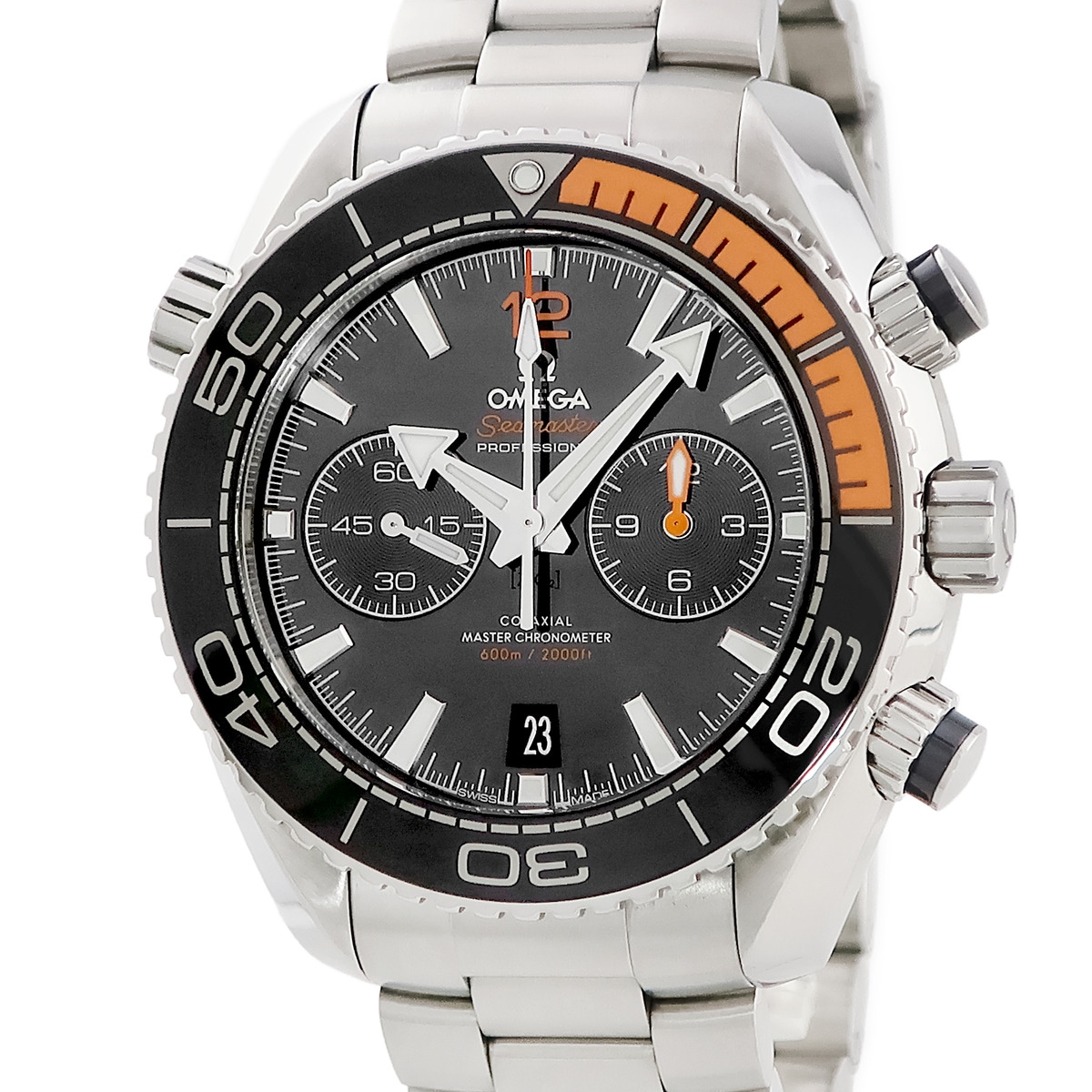 シーマスター プラネットオーシャン 600M CO-AXIAL クロノグラフ 215.30.46.51.01.002 自動巻き メンズ デイト 3年保証 356,895円