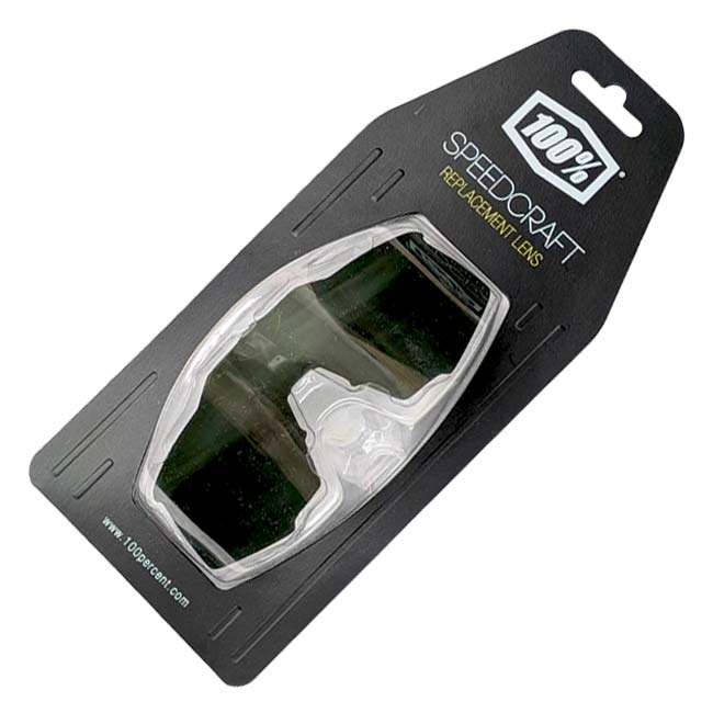 100%(ワンハンドレッド) SPEEDCRAFT スピードクラフト用 リプレイスメントレンズ 本体は別売 69032-00007グレーグリーン