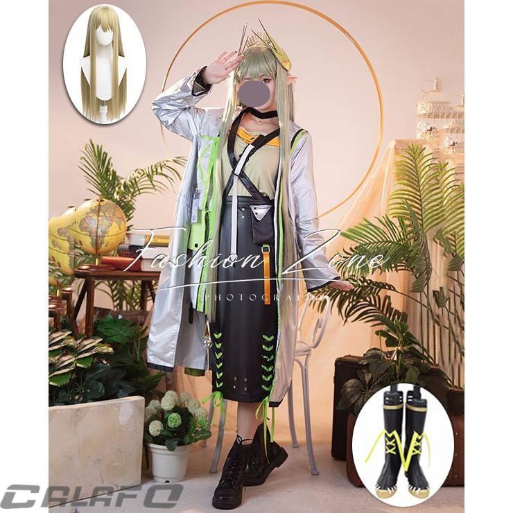 明日方舟 アークナイツ Arknights 風 ミュルジス/Muelsyse コスプレ衣装 ウィッグ 靴 cosplay コスチューム イベント アニメ ハロウィン仮装 変装