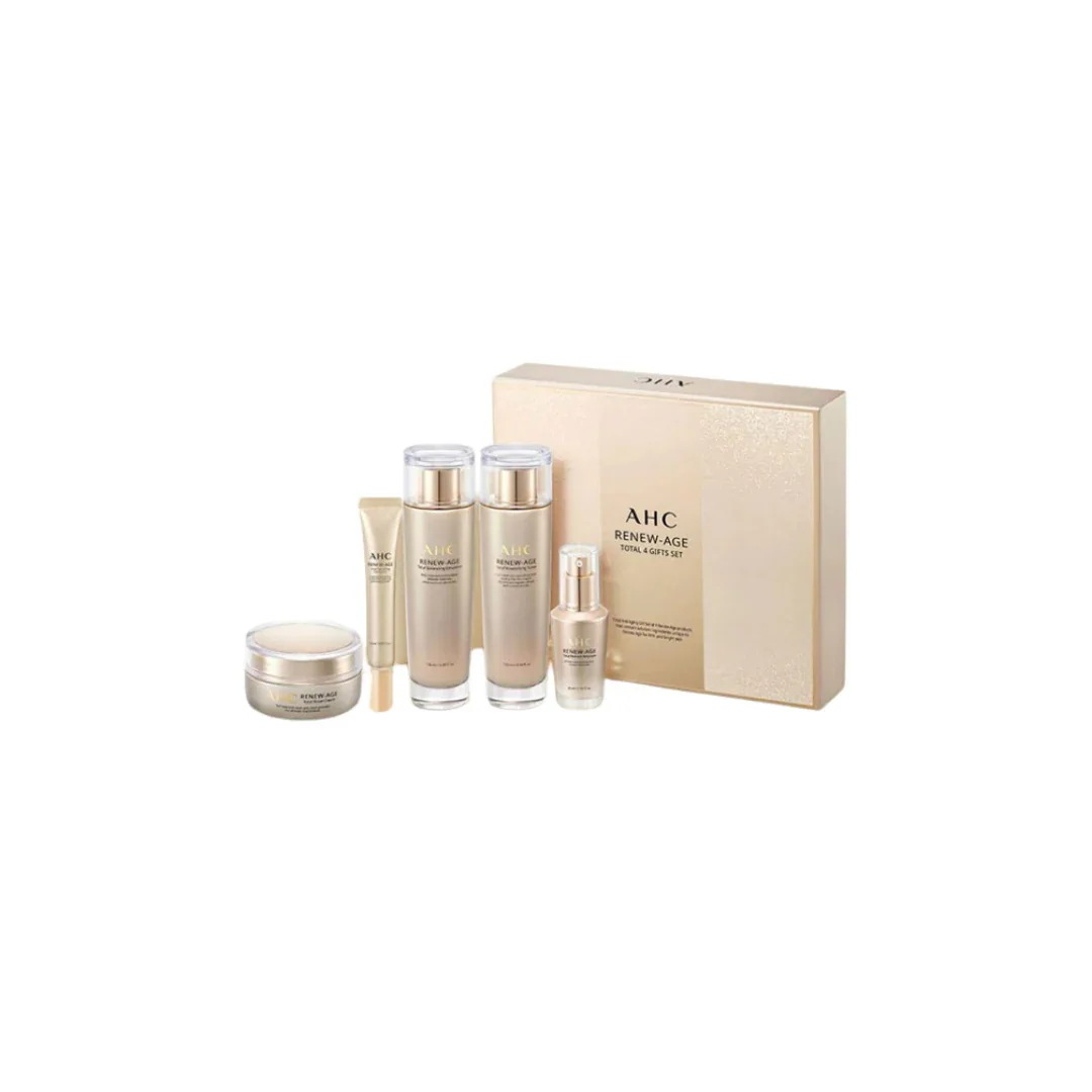 レニューエイジスキンケアセット(トナー130ml+エマルジョン130ml+クリーム50ml+アンプル30ml+アイクリーム20ml)