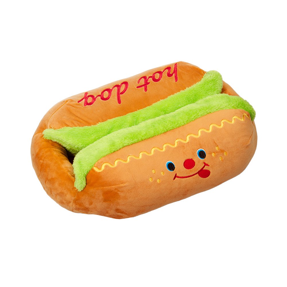 ポンポリース　キャラクターカドラー　ホットドッグ　Ｓサイズ　犬　ベッド　ＣＲＣ40―53―15―10―00