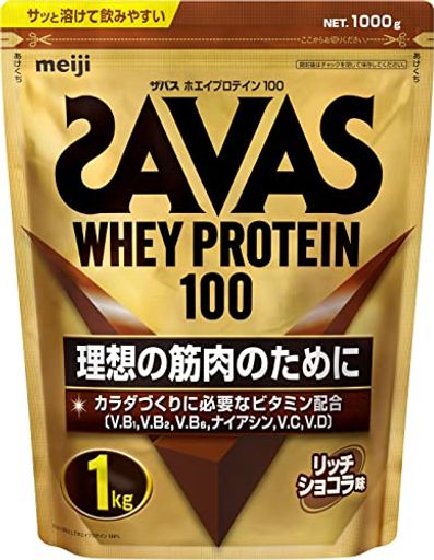 ホエイプロテイン100 リッチショコラ味 1KG 明治【AMAZON.CO.JP限定】