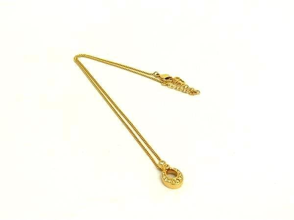 ネックレス ゴールド メタル レディース ラインストーン【本物保証】