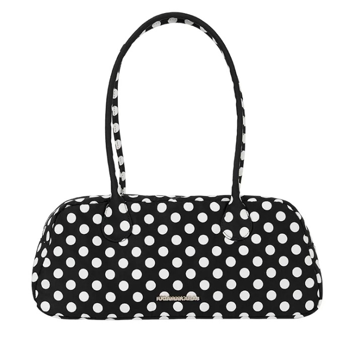 Dot Pattern Baguette Bag