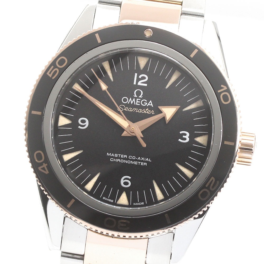 オメガ OMEGA 233.20.41.21.01.001 シーマスター300 マスターコーアクシャル クロノメーター 自動巻き メンズ _870529【中古】 382,815円