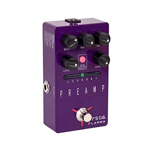 色：FS06 Preamp FLAMMA FS06 デジタル プリアンプ ペダル 内蔵 キャビネット