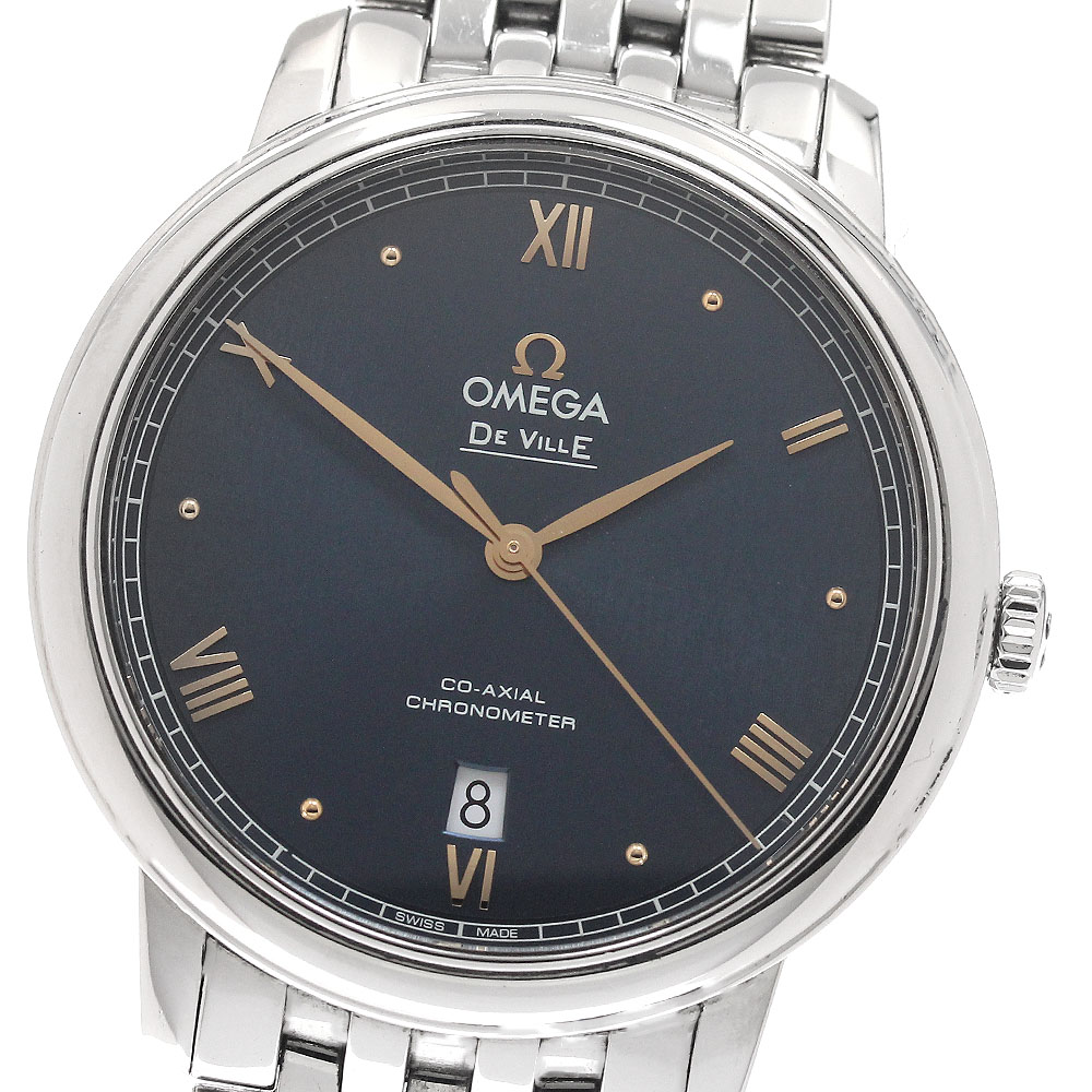 オメガ OMEGA 424.10.40.20.03.004 デビル プレステージ デイト 自動巻き メンズ _948247【中古】