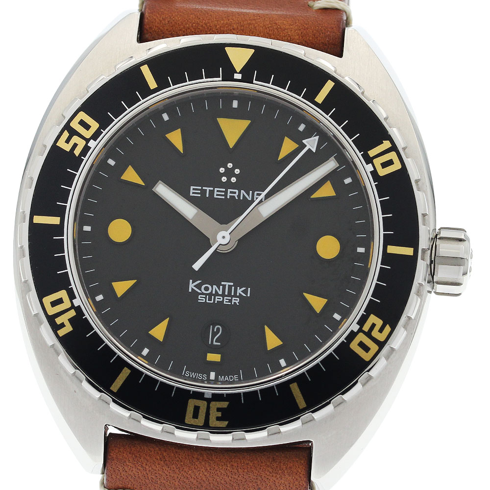 エテルナ Eterna 1273.41.49.1363 スーパーコンティキ デイト 自動巻き メンズ 保証書付き_947510【中古】