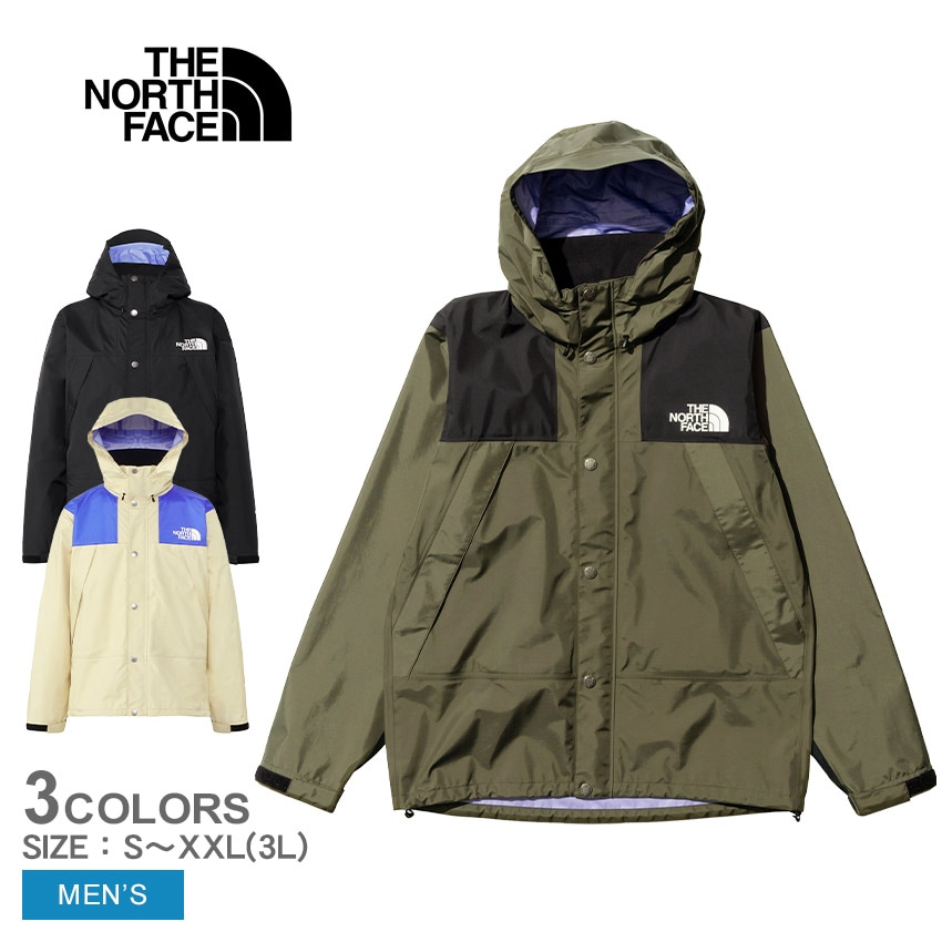 マウンテンレインテックスジャケット NP12333 メンズ アウター アウトドアジャケット ソフトシェル GORE-TEX 上着 羽織 フード 防水 透湿 防風 軽量