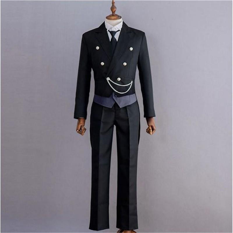 【予約商品】コスプレ 衣装 クリスマス 黒執事 くろしつじ セバスチャン ミカエリス 燕尾服 えんびふく 風 コスプレ衣装 イベント 演出服 変装 コスチューム