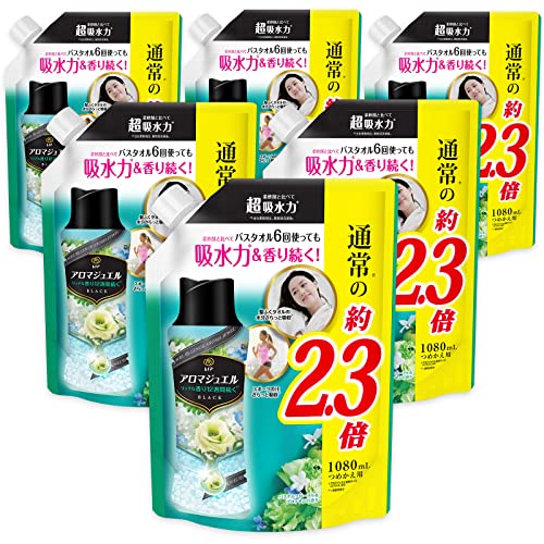 [ケース販売] レノア ハピネス アロマジュエル 香り付け専用ビーズ パステルフローラル