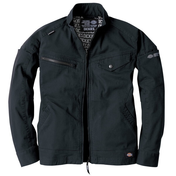 D2880 ブラック M ストレッチジャケット