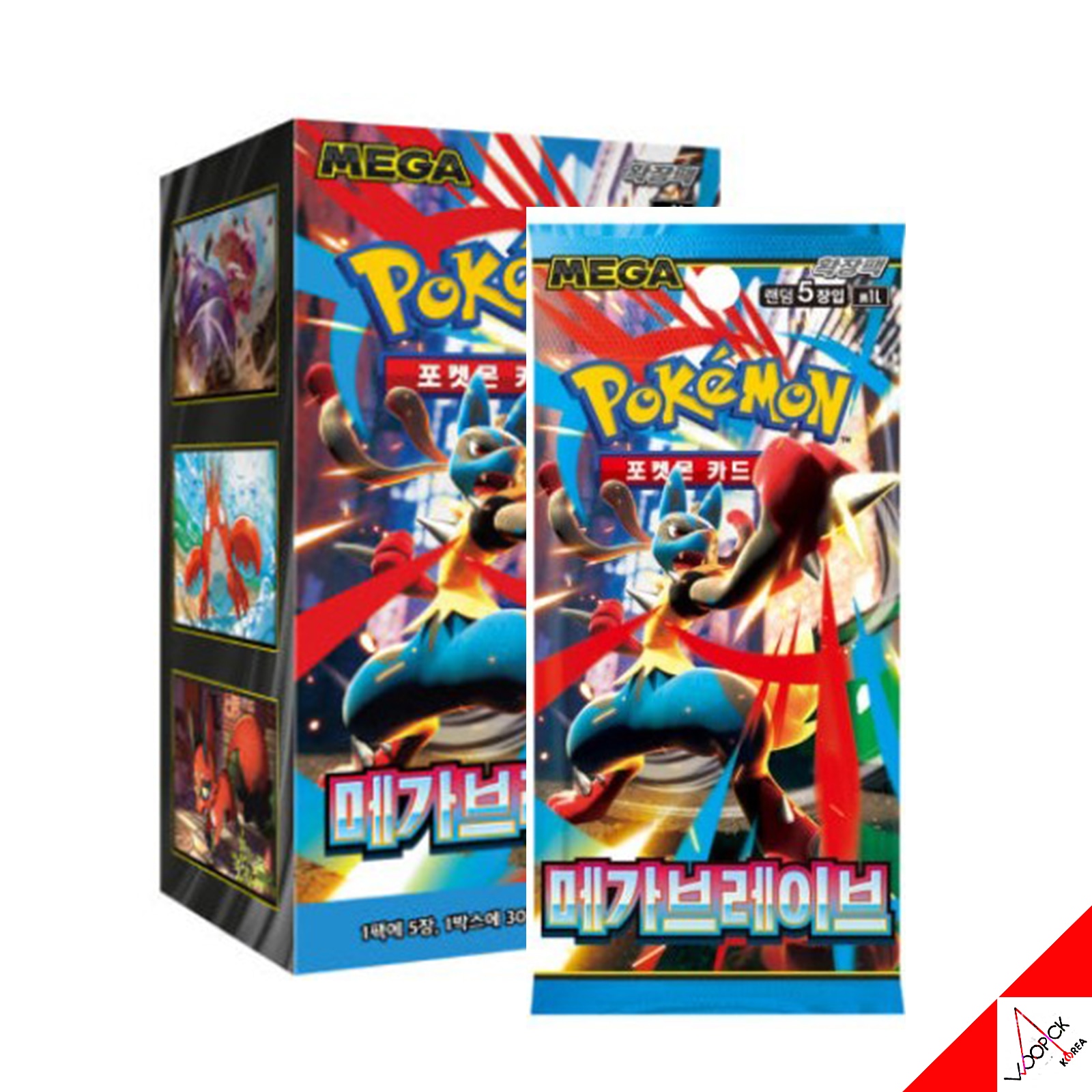 ポケモンカード /スカーレット & バイオレット/メガブレイブ/ 強化拡張ブースターボックス/M1L/未開封/1ボックス(30パック）/正品/韓国語バージョン
