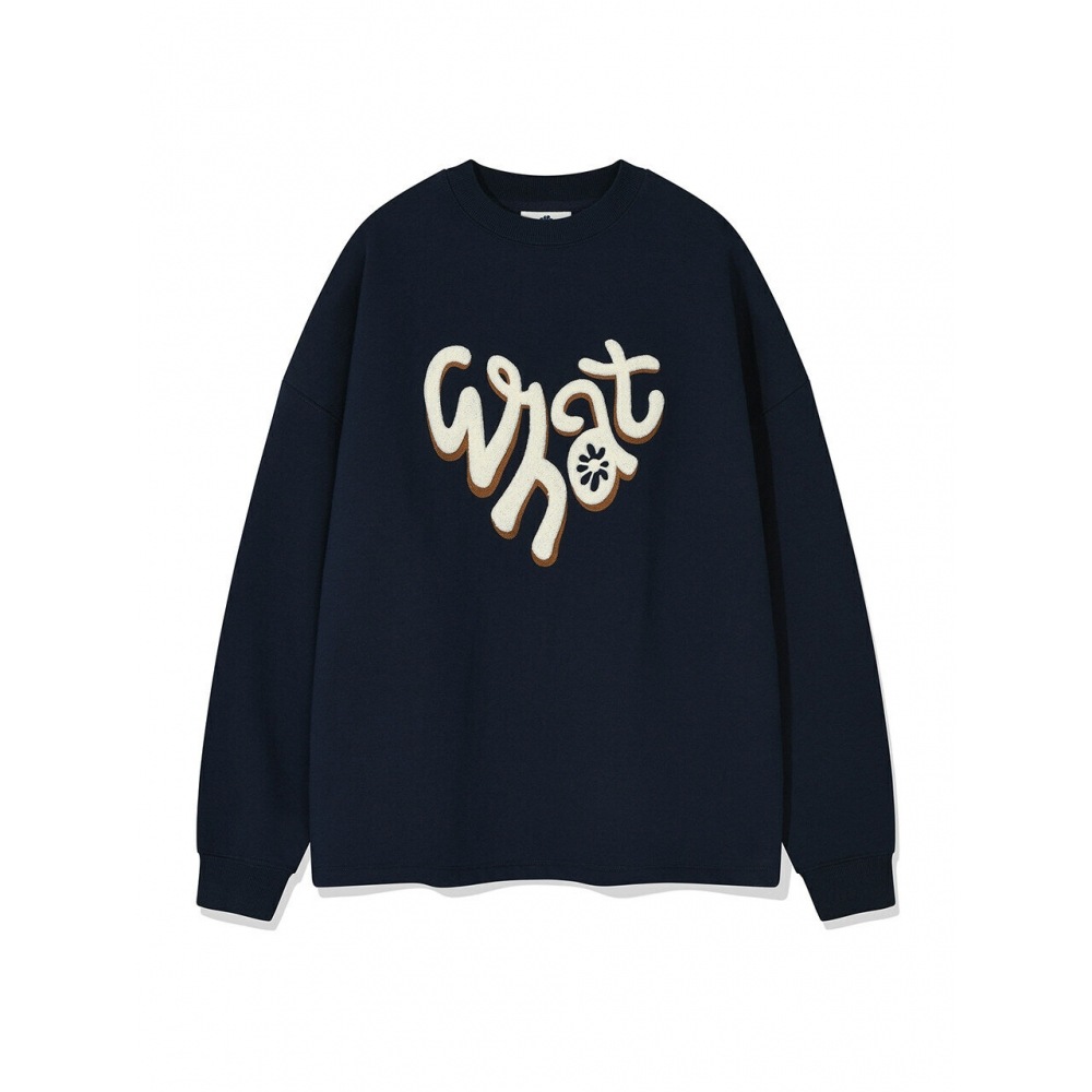 LOW CLASSIC】 ORGANIC LOGO-PATCH LONG SLEEVE T-SHIRT : CHARCOAL